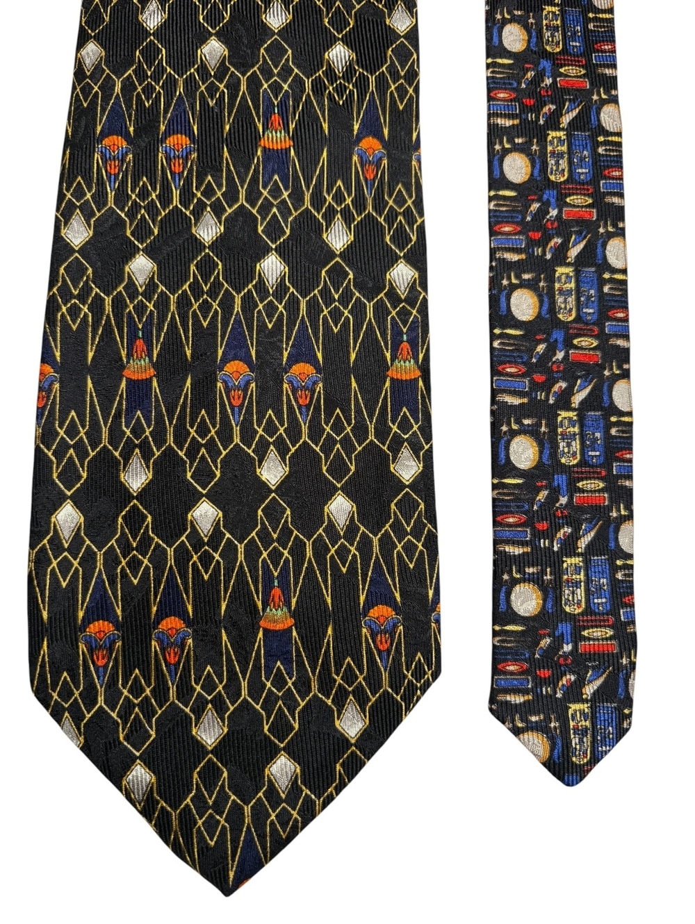 Robert Talbot 100% Silk Black Egyptian Novelty Men's Designer Tie